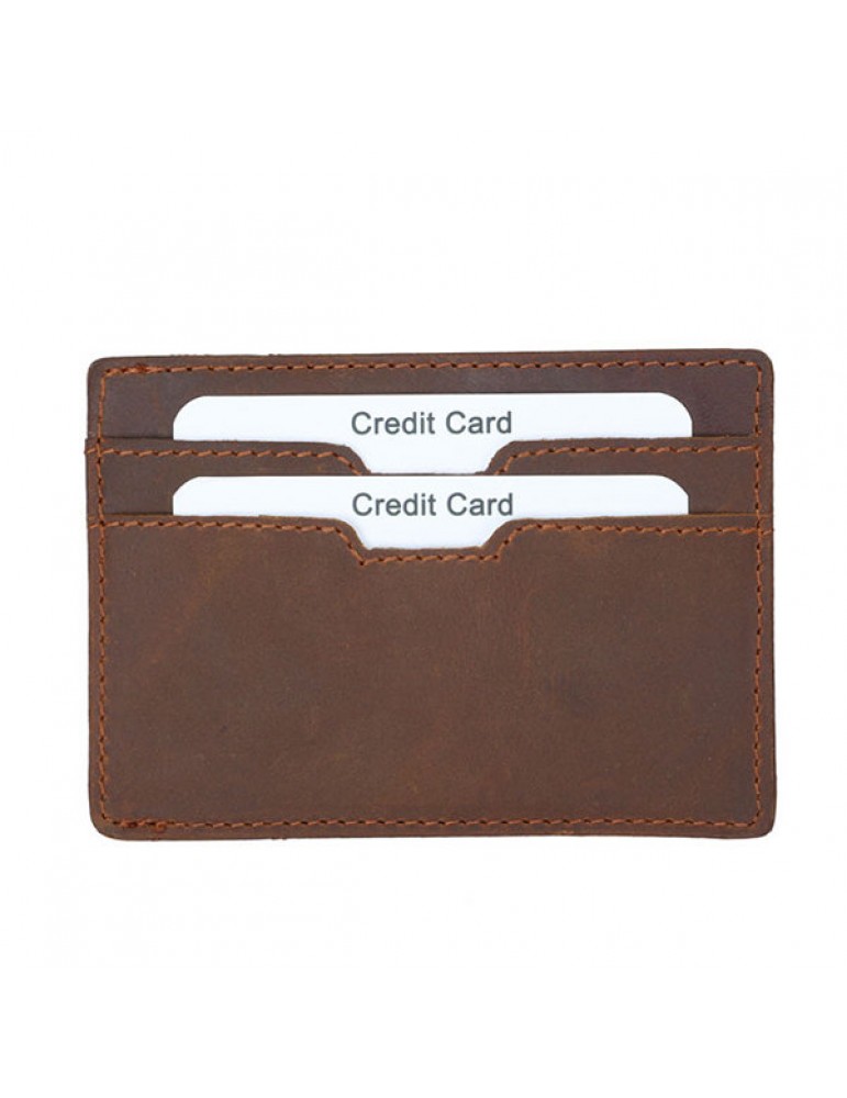 Vintage Genuine Leather RFID Antimagnetic Wallet Cold Holder