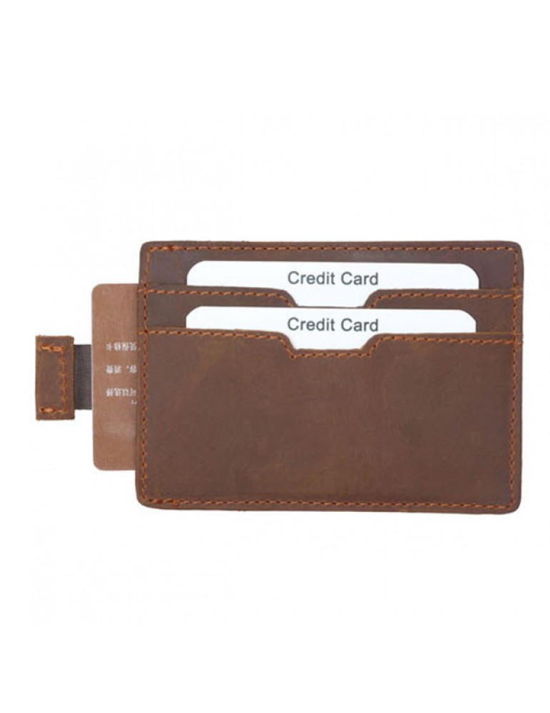 Vintage Genuine Leather RFID Antimagnetic Wallet Cold Holder